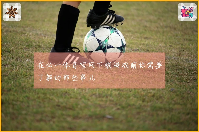 在必一体育官网下载游戏前你需要了解的那些事儿